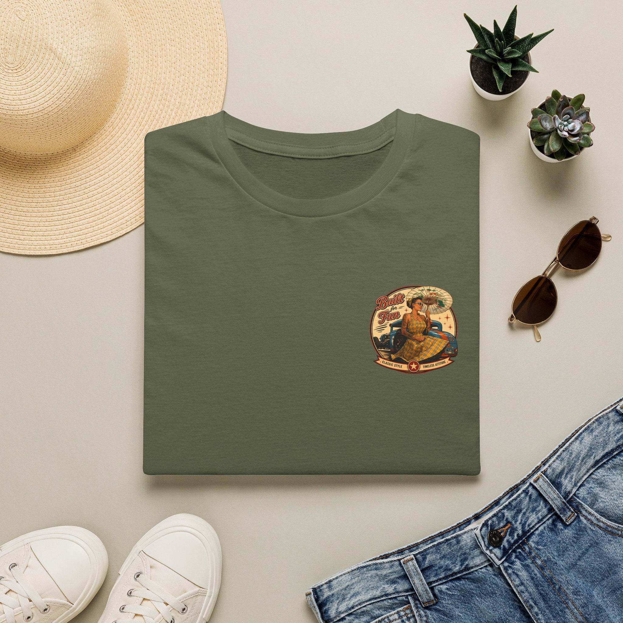 Built for Fun Hartbreaker Garage Logo T-Shirt | Retro