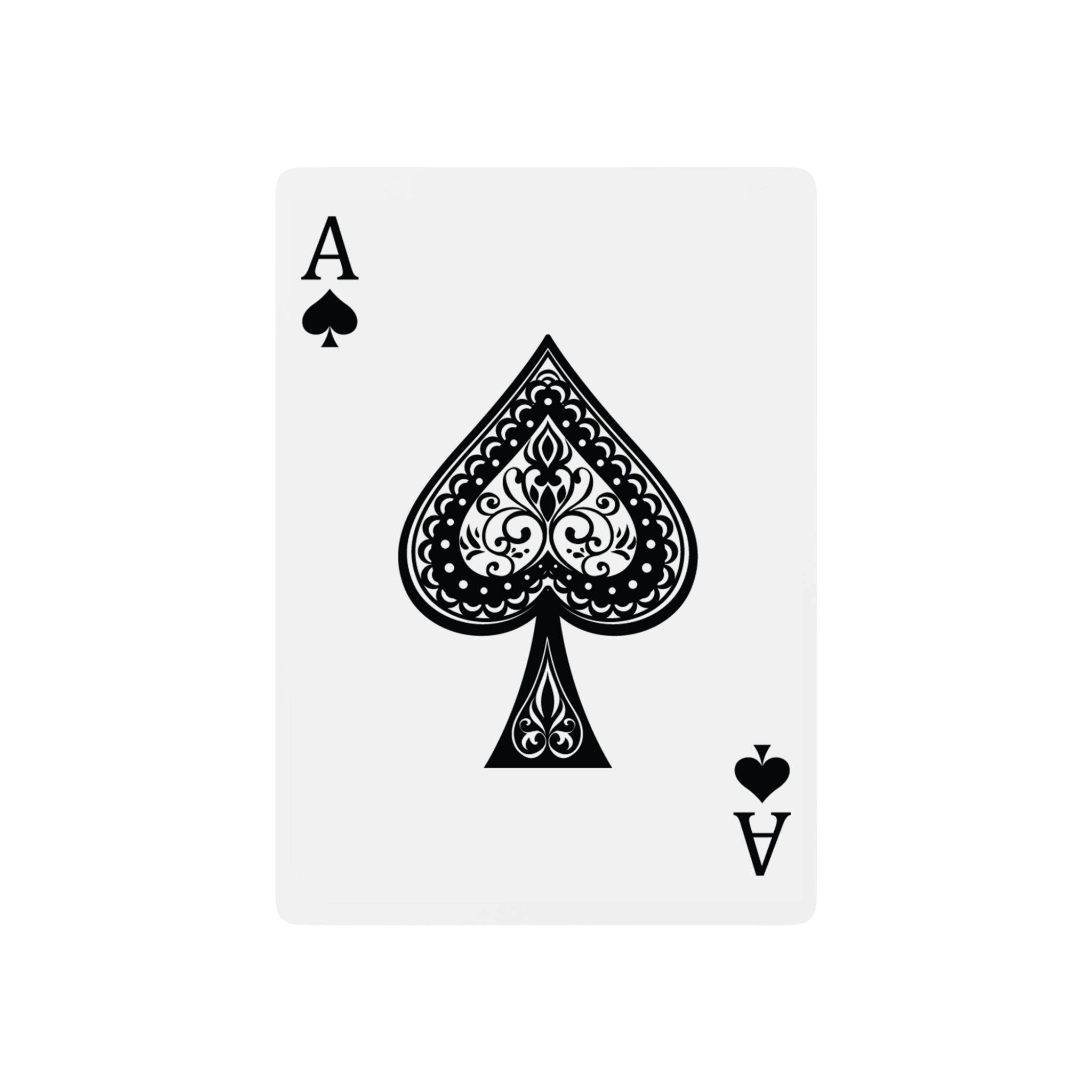 Heartbreaker Garage Pinup Car Poker Playing Cards | Retro Pinup Ace Spade Design